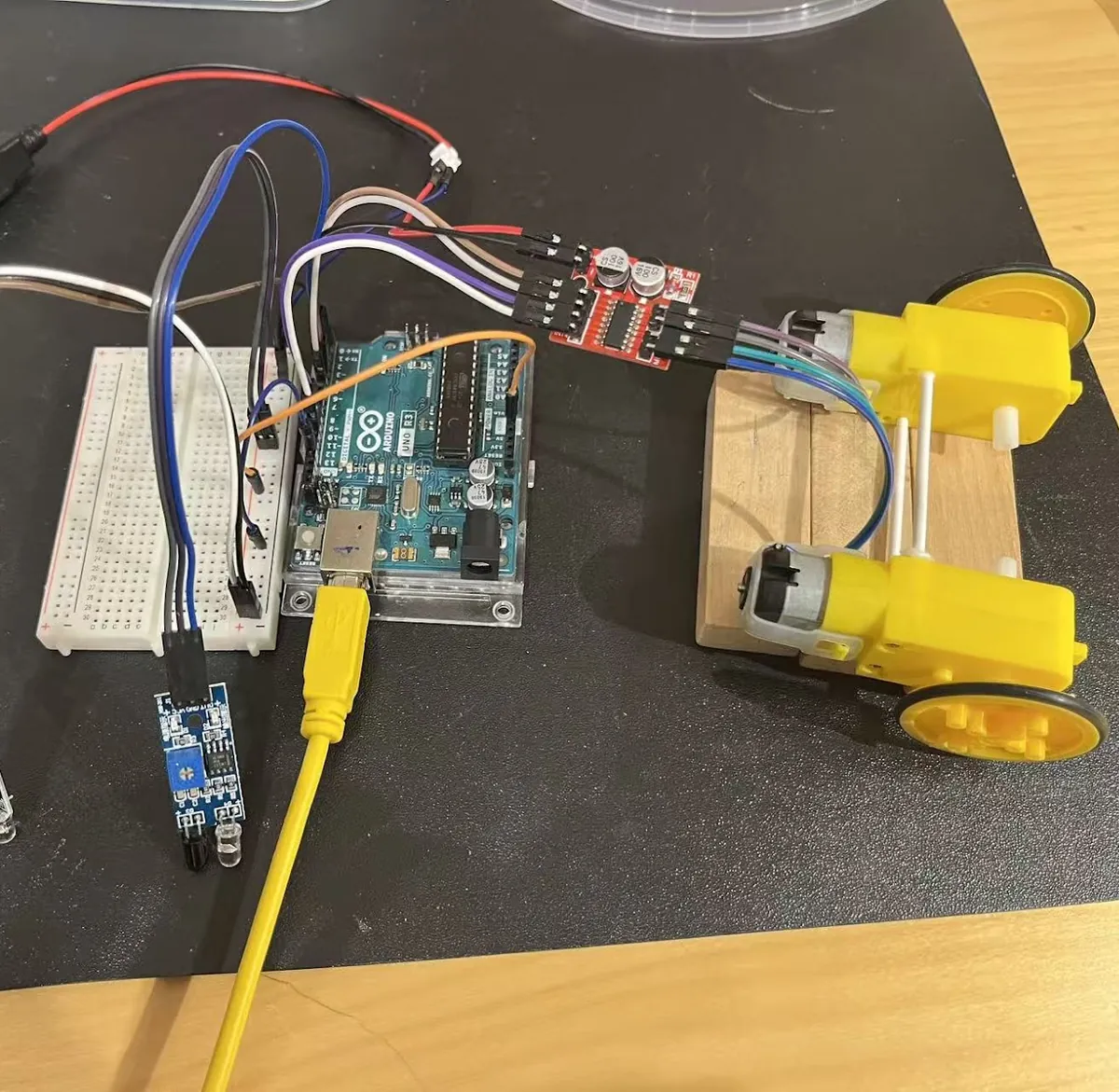 Robot with object detection